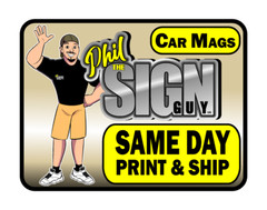 2 PACK – 18×24 INCH CUSTOM CAR MAGNETS MAGNETIC AUTO TRUCK SIGNS MADE IN THE USA