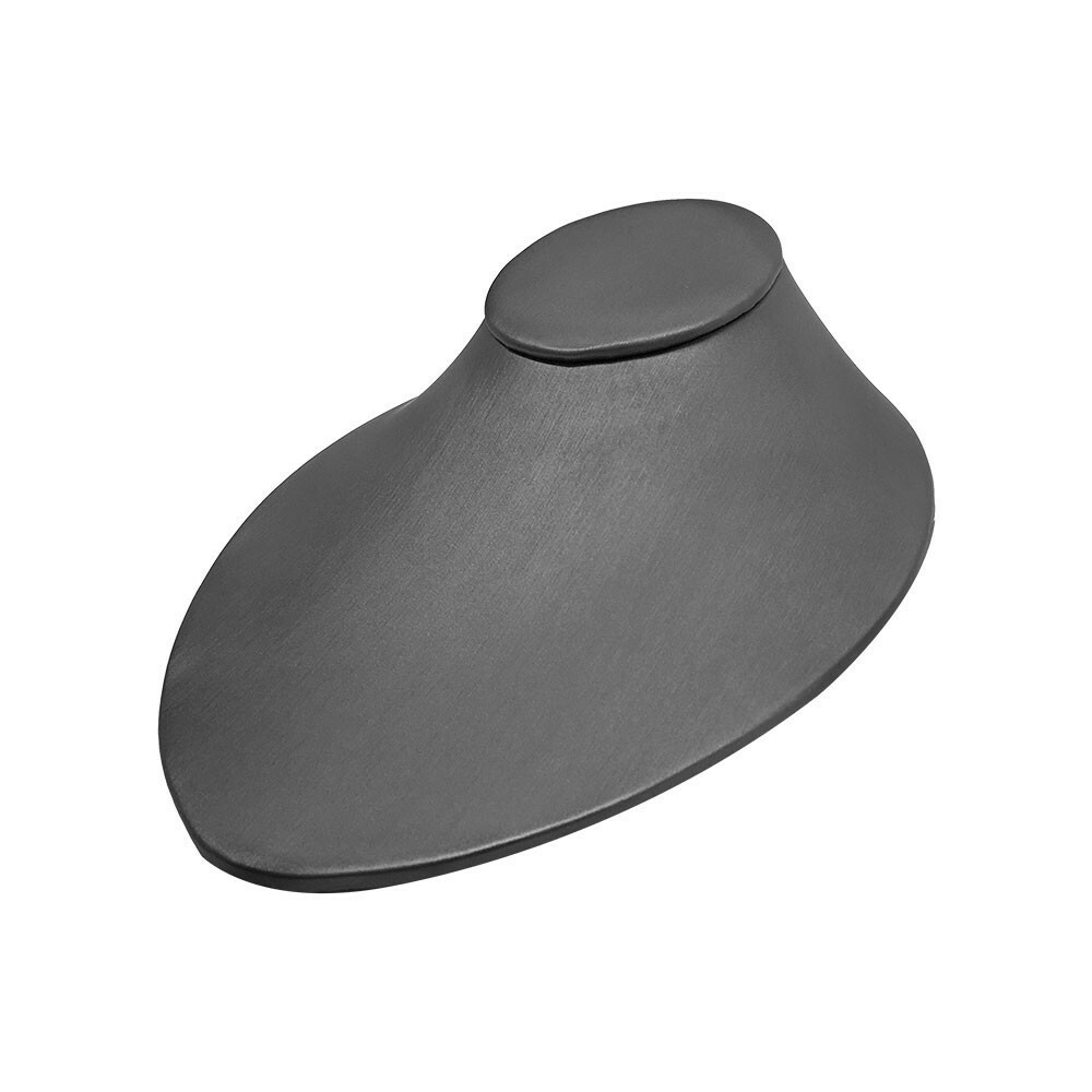 Slate Gray Leatherette Necklace Pendant 8-1/2”L x 7”W Display Holder Jewelry