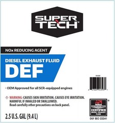 6 Pack Super Tech DEF 2.5 Gallon for Diesel Vehicles with SCR