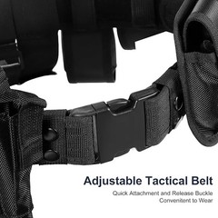 10in1 Tactical Duty Belt Set – Molle Modular System for Police Security Hunting