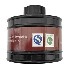 40mm Gas Mask Filter- Emergency Preparedness, Industrial Use, Sealed P-A-2 NEW