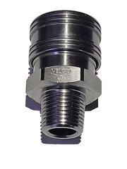 Prima 3/8 NPT Quick Connect Coupler Male Stainless Steel – MTM Veloci – USA