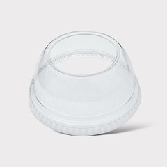 Dart DLW662 Clear Lid PET 662 Dome with Ex Lg Hole (Case of 1000)