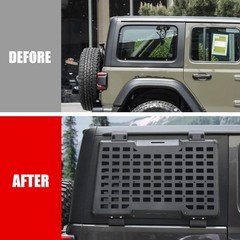 Rear Window Molle Panel Modular Storage Panel System Right Side – Passenger Side