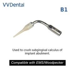 Ultrasonic Dental Scaler Tip Cleaning Implant Dental Orthodontic Teeth Dentures
