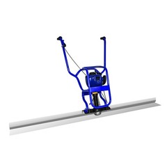 1.2HP Vibrating Concrete Power Screed Finish Engine Gas 4 Stroke 7ft Screed