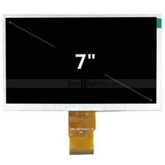 7″inch 50 pin TFT LCD Display 1024×600 Optional Touch Panel,RGB,AT070TNA2