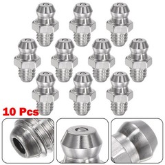 Grease Nipple 10Pcs Grease Inlet High Hardness Long Service Life Material