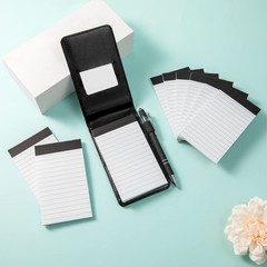 10 Pack Pocket Notepad Holder Set 3×5 Inch Mini Notebook with Pen