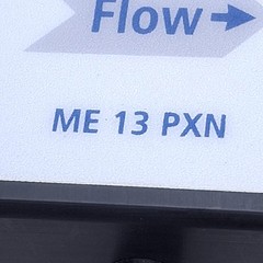 Transonic ME 13 PXN Precision Inline Flow Sensor ø12.7mm ID, ø14.7mm OD, 2L/min