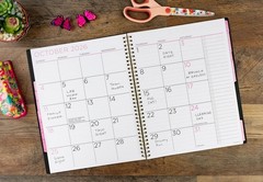 See It Bigger M/W Planner Large 9 x 11.25 Inch Black 15-Month Apr 2026-2027