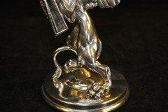 S8999 19th Century – Styled Pewter Griffon Business Card Holder. Italy.
