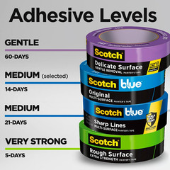 Scotchblue Painter’S Tape, Multi-Use, 1.88-Inch by 60-Yard, 3-Roll