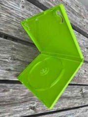 50 pcs New 14MM XBOX GAME CASES , SINGLE DVD CASE, TRANSLUCENT GREEN,BL73XBOX