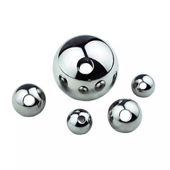 Solid Stainless Steel Non-Threaded Perforated Balls Rust Resistant OD 2-45 mm