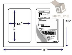 4000 Quality Round Corner Shipping Labels 2 Per Sheet 7″ x 4.5″