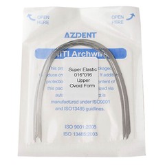 AZDENT 10*Dental Orthodontic Super Elastic Niti Rectangular Arch Wire 16*16Upper