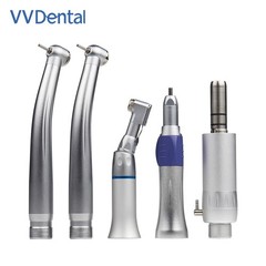 VVDental High/Low Speed Handpiece Kit E-generator LED Turbine 2/4Holes