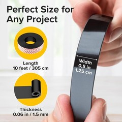 Magnetic Tape 10FT x 1/2in Strong Adhesive Strip DIY Craft Roll