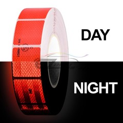 3M Diamond Grade Red Conspicuity Tape 2″ x 2″ CE Approved Reflective Safety