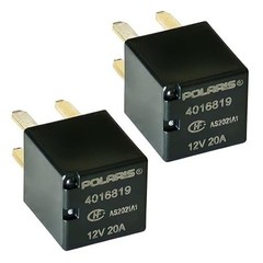 2 Pcs 4016819 12VDC 20A 4Pins Ultra Micro ISO Automotive Relay, General Purpose
