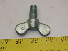 N/A 1-GHL-07-M7-17- Thumb Wing Screw,1/2″-13,Full Thread Iron ,1″L, Lot of 4
