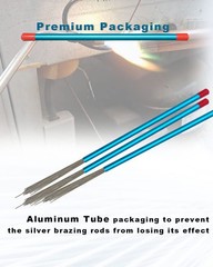 Silver Brazing Rods 15% Silver Solder Welding Rods 25PCS