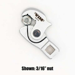 VIM Tools SCF14 0.25 in. Drive Spring-Loaded Crowfoot Wrench, Silver