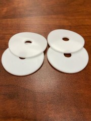Teflon Washer Spacer 3-1/2″ OD x 1/4″ ID x 1/16″ thick 4 Pack