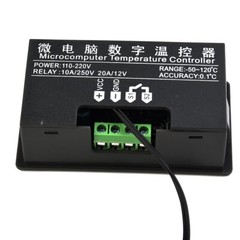 Red+Blue 20A Digital Temperature Controller Thermostat Meter Temp Sensor Switch