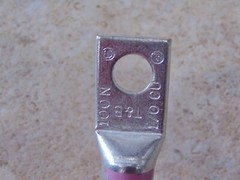 THOMAS & BETTS T&B 100 N 1/0 CU CU 42 PINK DIE ELECTRIC LUG NEW (10 Pack)