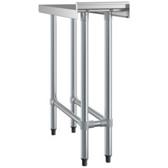30″W x 12″L Stainless Steel Restaurant Equipment Filler Table with Open Base