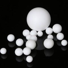 White Solid PTFE Plastic Balls Dia~∅1mm-∅63mm Anticorrosion Diaphragm Pump Ball