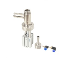 Filling Nozzle Head 12mm Anti-Drip Pneumatic Filling Machine Fittings Slivery