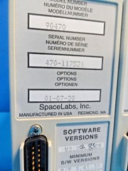 4 x SPACELABS 90470, 90470-01 / 02 (ECG/RESP MULTIVIEW TEMP 1 & 2) MODULES~16391