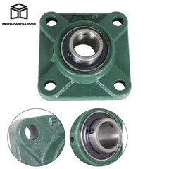 10 pcs UCF205-16 Pillow Block Flange Bearing 1″ Bore 4 Bolt Solid Base