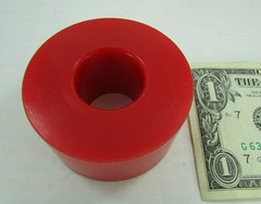 Red Resilient Urethane Bushings Shock Mounts Pucks 2.277″ OD x .956″ ID x 1.249″