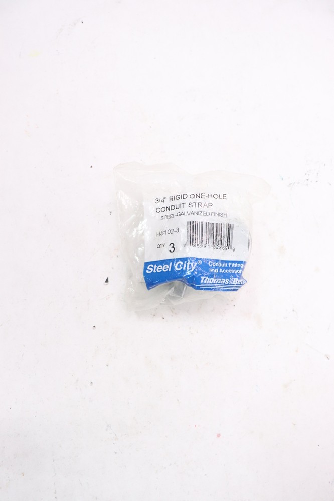 (3-Pk) Halex Rigid Imc Push-on Strap 3/4″ HS102-3