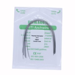 5 Packs Dental Thermal Activated Niti Orthodontic Arch wires Round 014 Upper