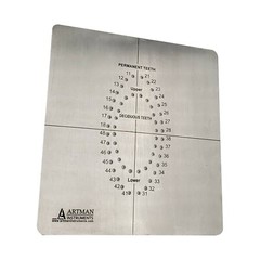 Rubber Dam Template for Hole Punching ARTMAN
