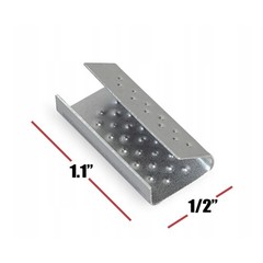 100 Pcs Open Seals for 1/2″ Strap Width Strapping Metal Clips Packaging Pallet