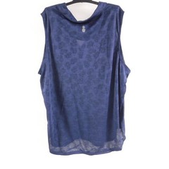 Tommy Bahama Palm Coast IslandZone Sleeveless Top Ocean Deep Size XLarge