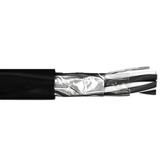 18 AWG 4 Pair PLTC SPOS Instrumentation Cable PVC Jacket Black 300V