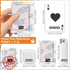 CHANGTIKEJI 10g Silica Gel Packets 100 Pack