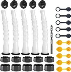Gas Can Spout Replacement Kit, Gas Can Nozzle Replacement 5 Kit, For most 1/2…