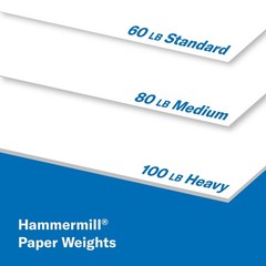 Hammermill Premium Color Copy Cover 60lb Cardstock, 8.5 x11, 100Brt, 2500 Sheets