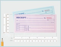 200 SETS Cash Rent Receipt Book 2Part Numbered Duplicate Carbonless Money Record