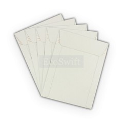 5 – 9.75″ x 12.25″ EcoSwift White Photo Ship Flats Cardboard Envelope Mailers