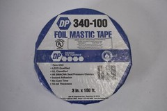 Design Polymerics 3″ x 100′ Butyl Foil Tape Dark Gray 340-100 General Use