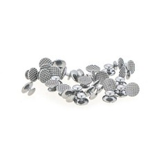US Dental Orthodontic Metal Lingual Button Bondable Round Mesh Base 10Pcs/Pack